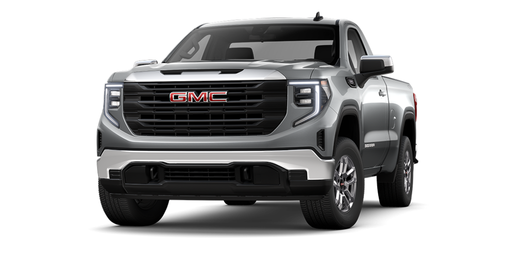 GMC Sierra 2026 versión Regular Cab color Sharkskin Metallic