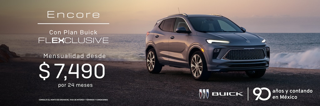 Estrena una Buick Envista con el plan Flexclusive y disfruta de una SUV con un diseño innovador. 